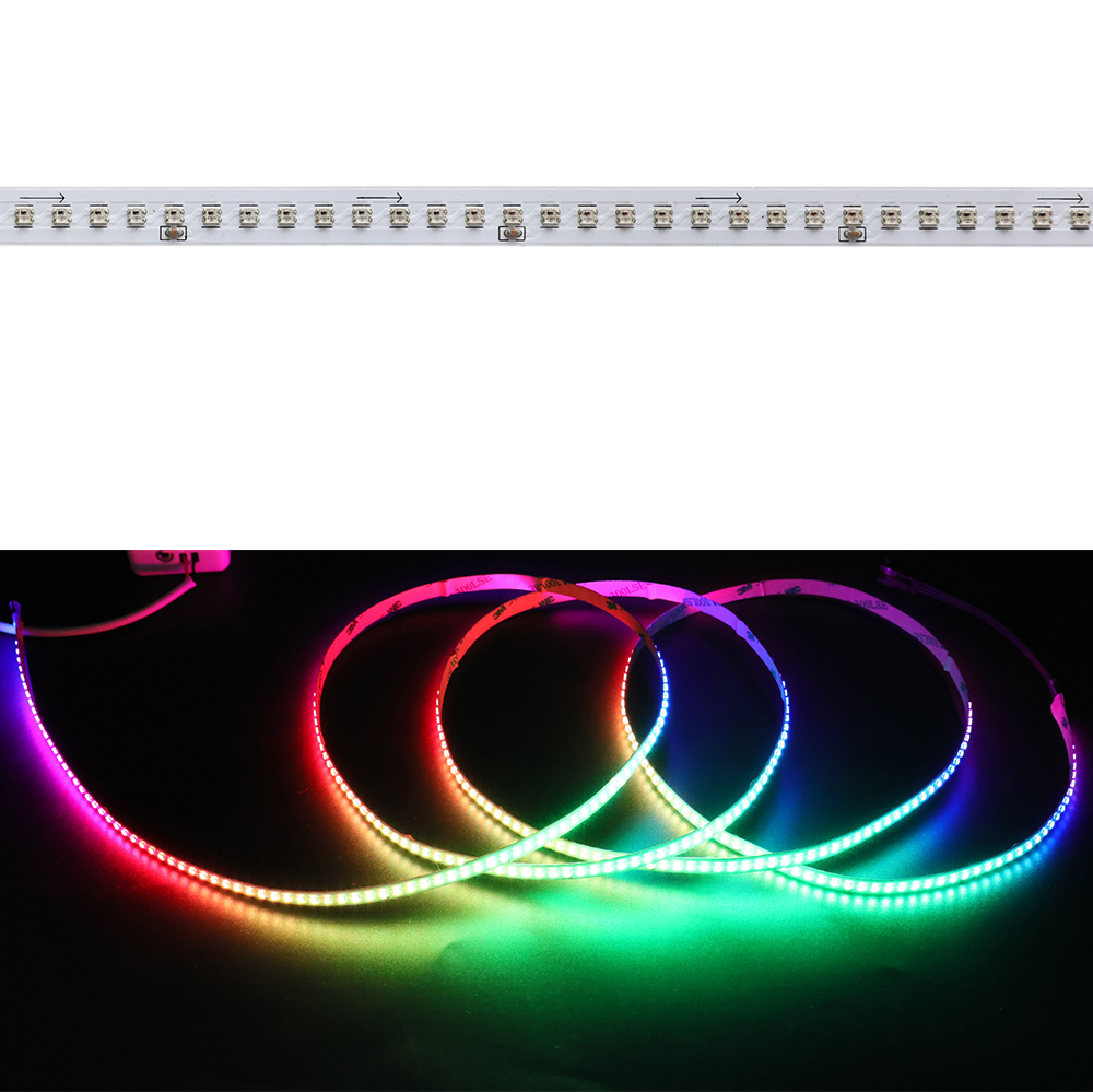 DC5V WS2812C SMD2020 8MM 198LEDs/m Ultra Density Individually Addressable Dream Color Programmable LED Strip Light, 3.28ft/1m per roll by sales DC5V WS2812C SMD2020 8MM 198LEDs/m Ultra Density Individually Addressable Dream Color Programmable LED Strip Light, 3.28ft/1m per roll by sales